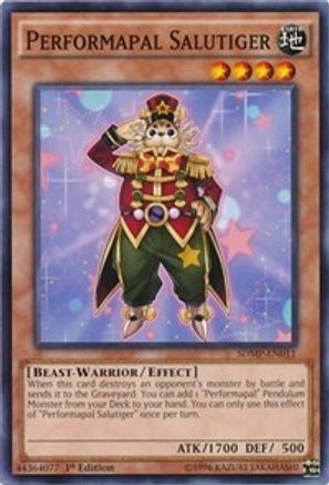 Performapal Salutiger (SDMP-EN011) - Structure Deck: Master of Pendulum 1st Edition