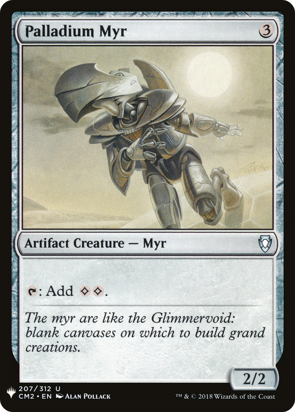 Palladium Myr (LIST-207) - The List