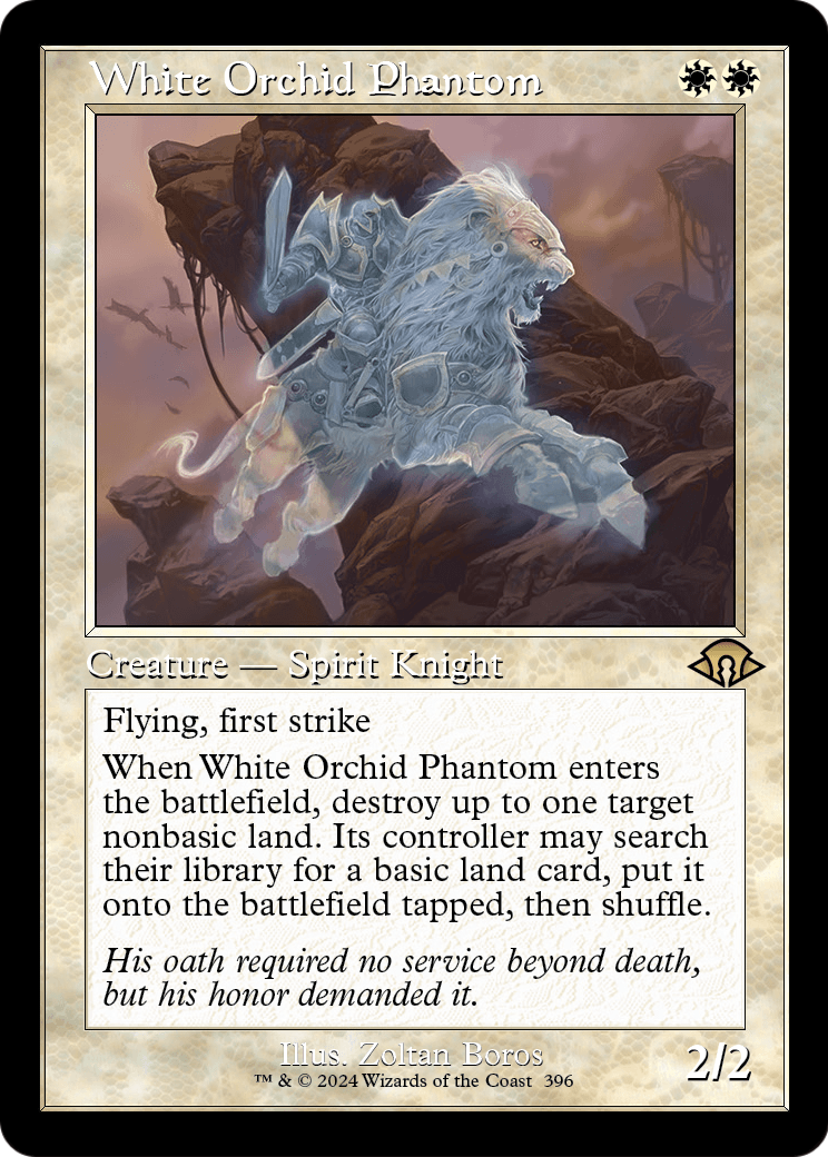White Orchid Phantom (Retro Frame) (MH3-396) - Modern Horizons 3