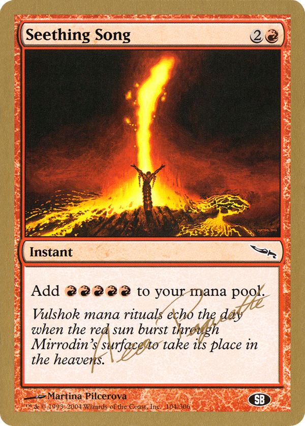 Seething Song - 2004 Aeo Paquette (MRD) (SB) (WCD-) - World Championship Decks 2004