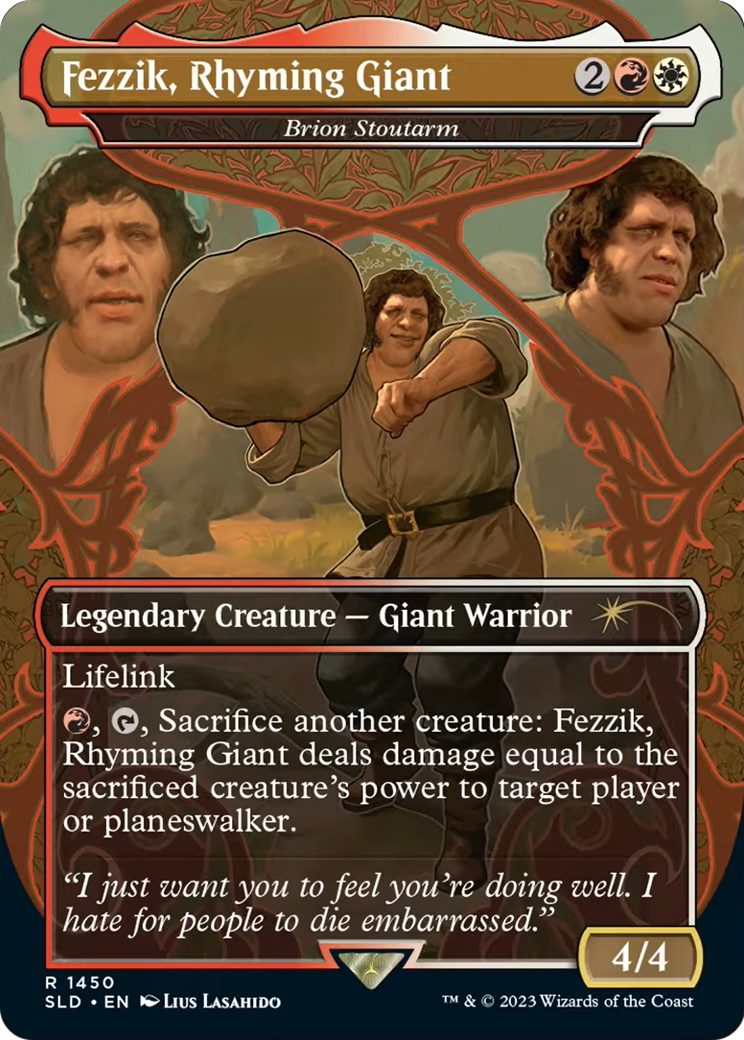 Fezzik, Rhyming Giant - Brion Stoutarm (SLD-1450) - Secret Lair Drop / Fezzik, Rhyming Giant (Borderless)