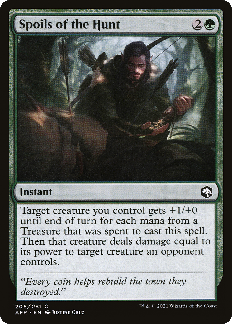 Spoils of the Hunt (AFR-205) - Adventures in the Forgotten Realms Foil