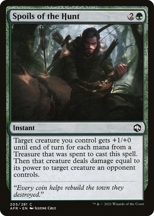 Spoils of the Hunt (AFR-205) - Adventures in the Forgotten Realms Foil