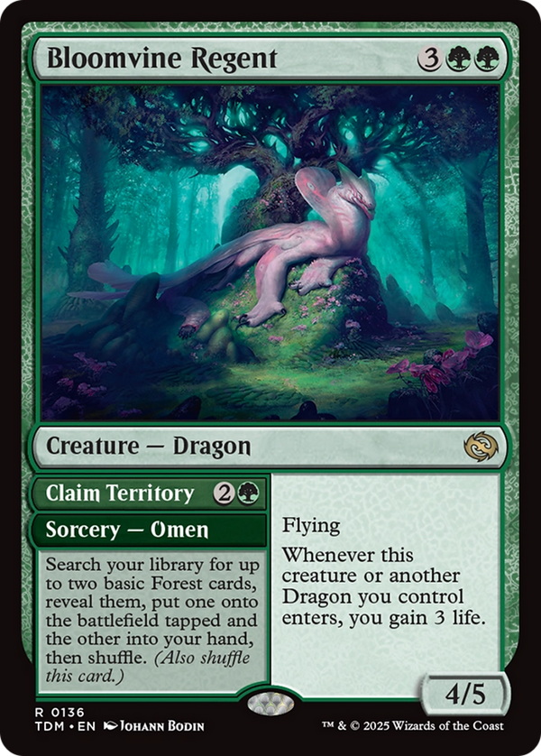 Bloomvine Regent (TDM-136) - Tarkir: Dragonstorm