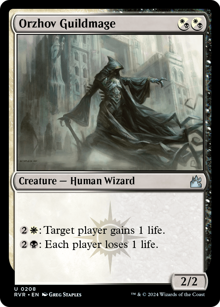 Orzhov Guildmage (RVR-208) - Ravnica Remastered