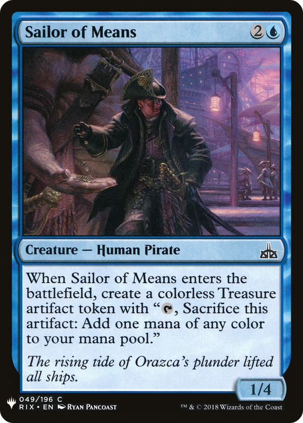Sailor of Means (LIST-049) - The List