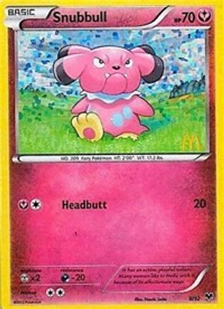 Snubbull 008/12  - Holofoil McDonalds Promos 2014 - Promo