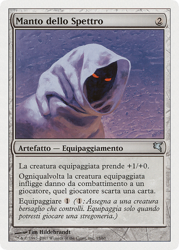 Specter's Shroud (Italian) - "Manto dello Spettro" (PSAL-L15) - Salvat 2005