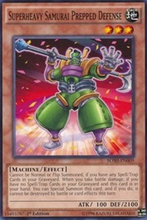 Superheavy Samurai Prepped Defense (BOSH-EN009) - Breakers of Shadow 1st Edition