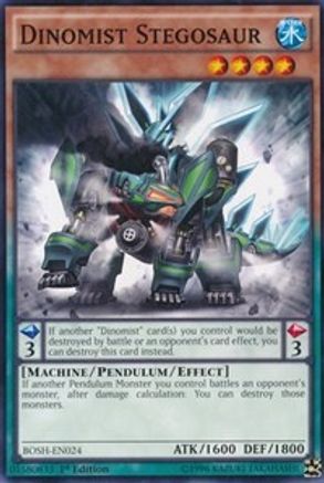 Dinomist Stegosaur (BOSH-EN024) - Breakers of Shadow 1st Edition