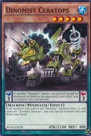 Dinomist Ceratops (BOSH-EN028) - Breakers of Shadow 1st Edition