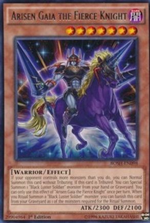 Arisen Gaia the Fierce Knight (BOSH-EN098) - Breakers of Shadow 1st Edition