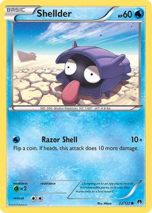 Shellder (22) (22) 022  XY  BREAKpoint - Common