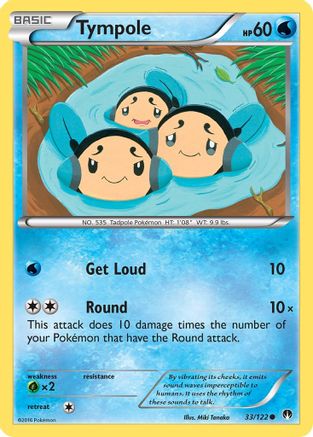 Tympole 033  - Reverse Holofoil XY  BREAKpoint - Common