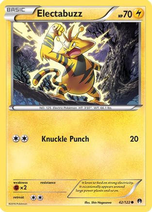 Electabuzz 042  XY  BREAKpoint - Common