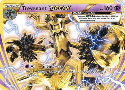 Trevenant BREAK 066  - Holofoil XY  BREAKpoint - Rare BREAK