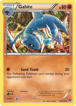 Gabite 069  XY  BREAKpoint - Uncommon