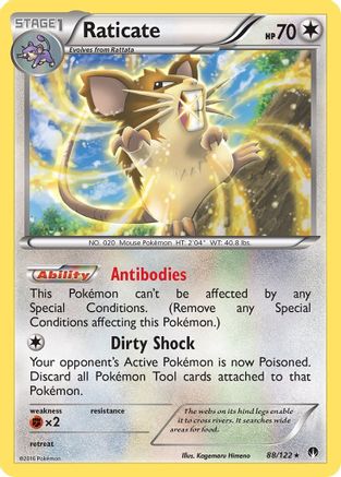 Raticate 088/122  XY  BREAKpoint - Rare