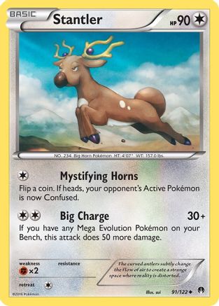 Stantler 091  XY  BREAKpoint - Uncommon