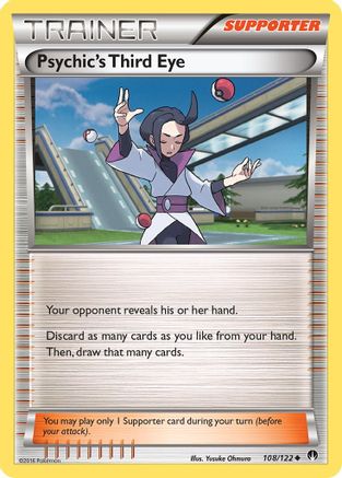Psychic's Third Eye 108  XY  BREAKpoint - Uncommon
