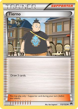 Tierno 112  XY  BREAKpoint - Uncommon