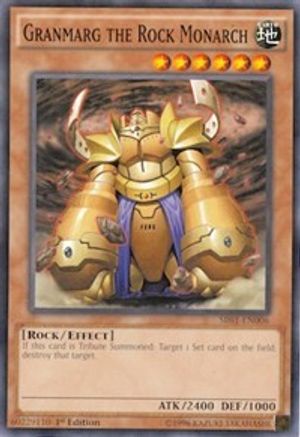 Granmarg the Rock Monarch (SR01-EN006) - Structure Deck: Emperor of Darkness Unlimited