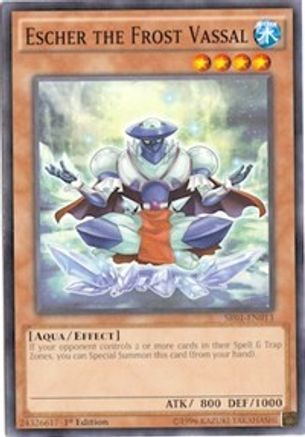 Escher the Frost Vassal (SR01-EN013) - Structure Deck: Emperor of Darkness Unlimited