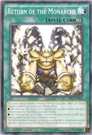 Return of the Monarchs (SR01-EN026) - Structure Deck: Emperor of Darkness Unlimited