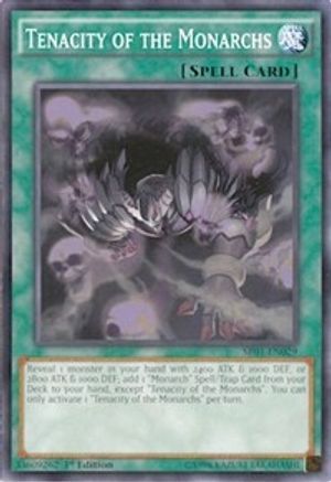 Tenacity of the Monarchs (SR01-EN029) - Structure Deck: Emperor of Darkness Unlimited