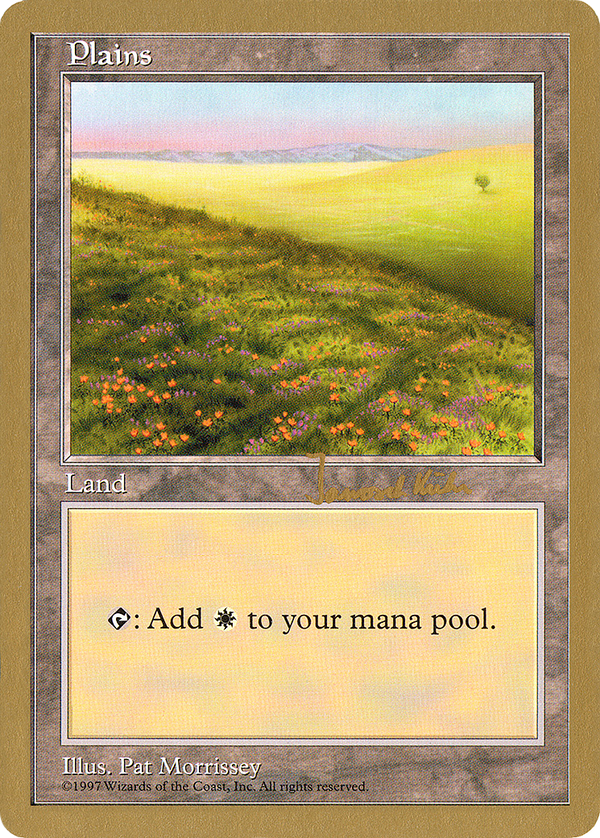 Plains (435) - 1997 Janosch Kuhn (5ED) (WCD-) - World Championship Decks 1997