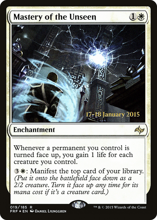 Mastery of the Unseen (PRE-019) - Fate Reforged Promos Foil