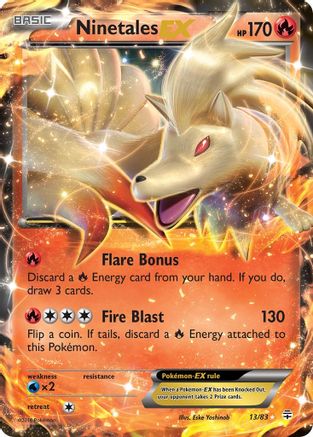 Ninetales EX 013  - Holofoil Generations - Ultra Rare