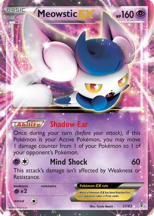 Meowstic EX 037  - Holofoil Generations - Ultra Rare