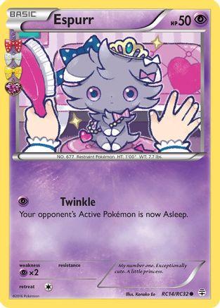 Espurr RC14  Generations Radiant Collection - Common