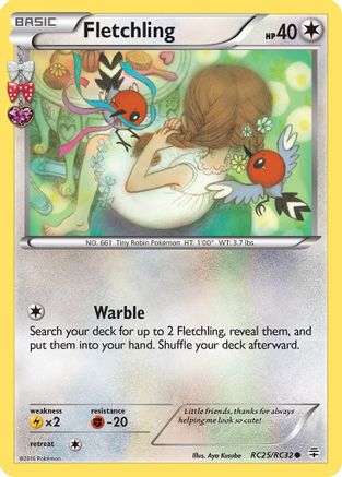 Fletchling RC25  Generations Radiant Collection - Common