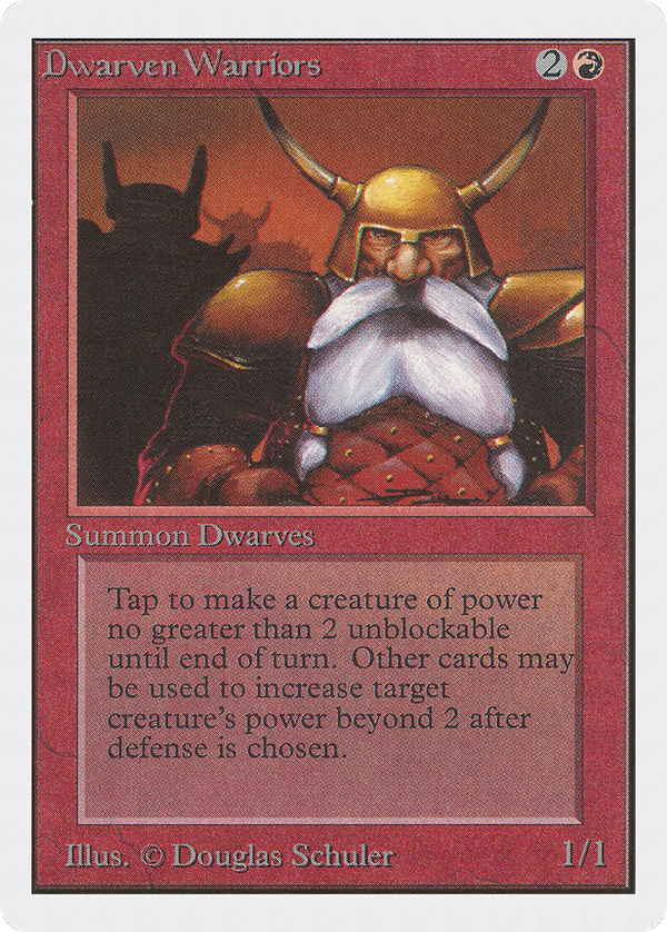 Dwarven Warriors (2ED-) - Unlimited Edition