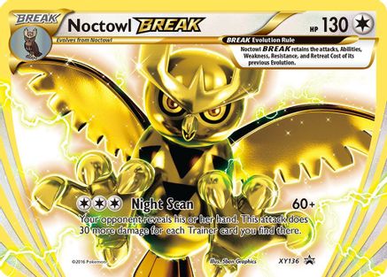 Noctowl BREAK  - Holofoil XY Promos - Promo