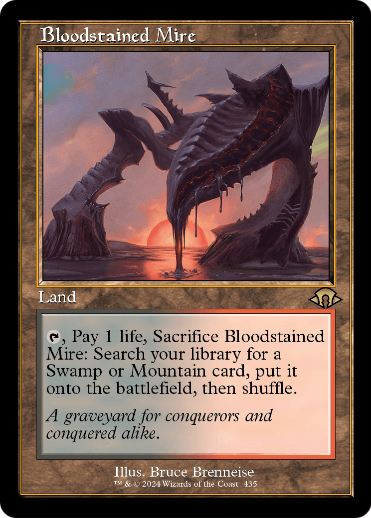 Bloodstained Mire (Retro Frame) (MH3-435) - Modern Horizons 3 Foil