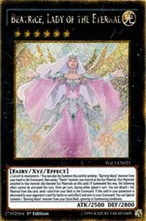Beatrice, Lady of the Eternal (PGL3-EN021) - Premium Gold: Infinite Gold 1st Edition