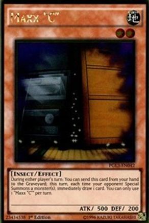 Maxx "C" (PGL3-EN042) - Premium Gold: Infinite Gold 1st Edition