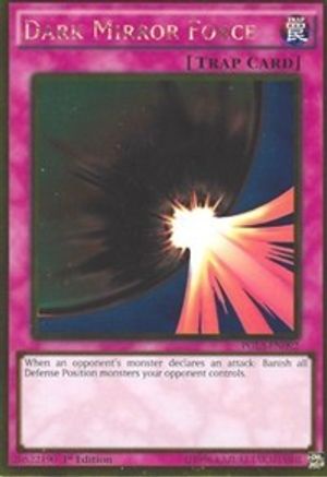 Dark Mirror Force (PGL3-EN092) - Premium Gold: Infinite Gold 1st Edition