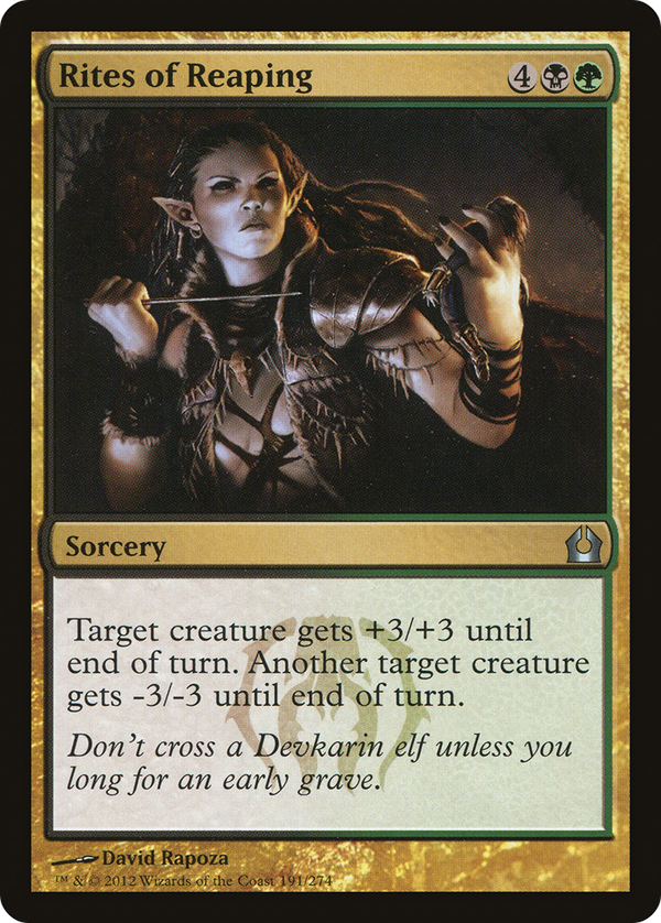 Rites of Reaping (RTR-191) - Return to Ravnica Foil