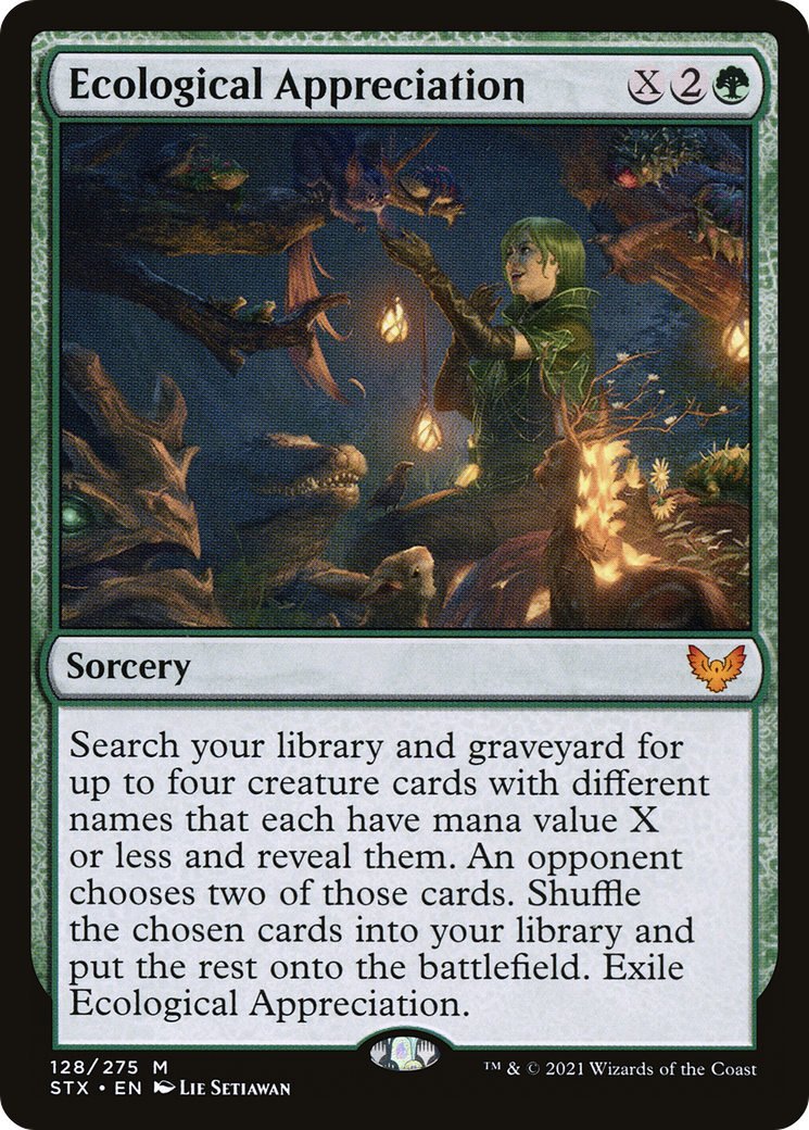 Ecological Appreciation (STX-128) - Strixhaven: School of Mages Foil