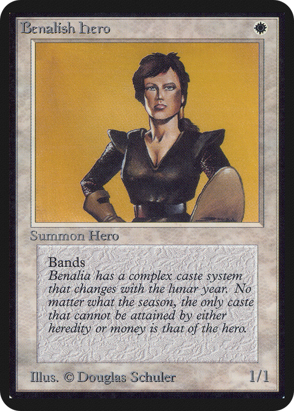 Benalish Hero (LEA-) - Limited Edition Alpha