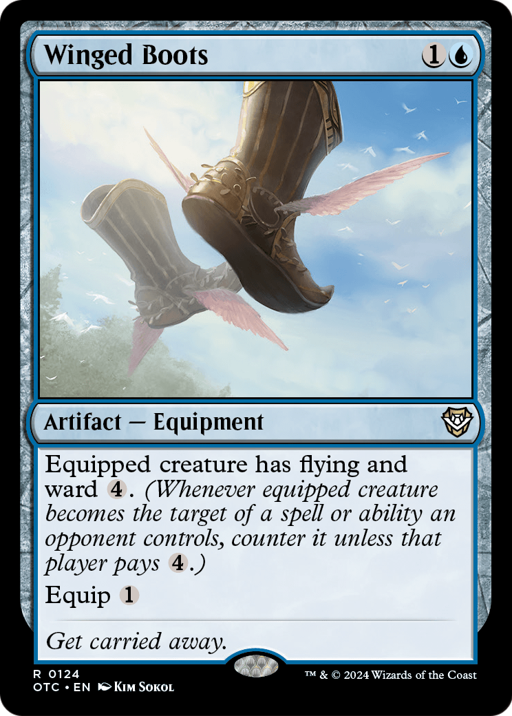 Winged Boots (OTC-124) - Outlaws of Thunder Junction Commander