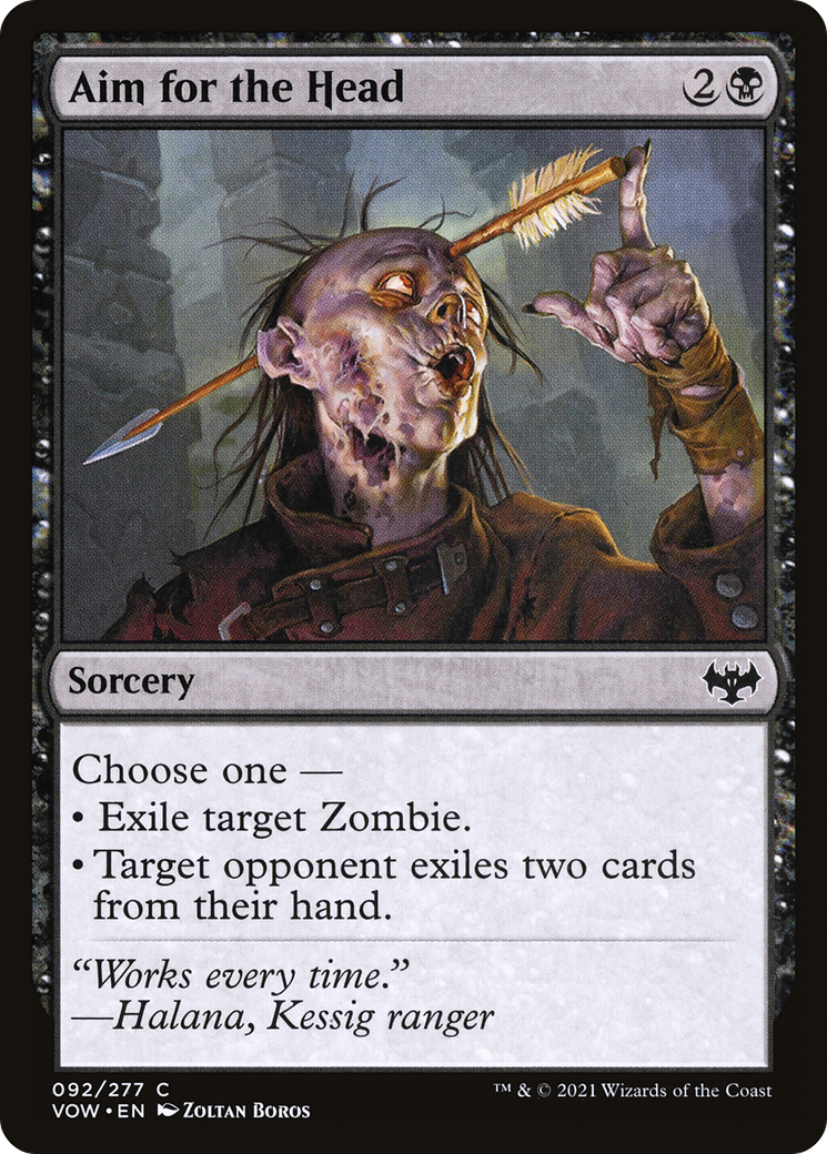 Aim for the Head (VOW-092) - Innistrad: Crimson Vow
