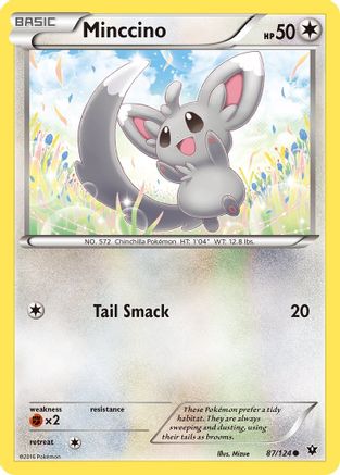 Minccino (87) (87) 087  - Reverse Holofoil XY  Fates Collide - Common