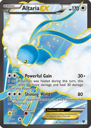 Altaria EX (Full Art) 123  - Holofoil XY  Fates Collide - Ultra Rare