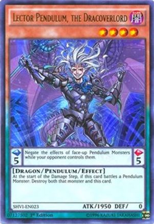 Lector Pendulum, the Dracoverlord (SHVI-EN023) - Shining Victories Unlimited