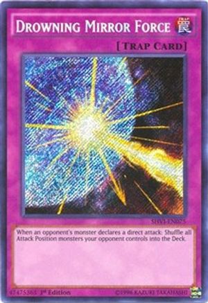 Drowning Mirror Force (SHVI-EN075) - Shining Victories 1st Edition